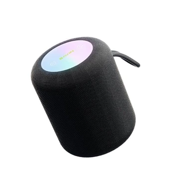 Портативная колонка BAVIN BM-36 Hi-Res RGB-подсветка Повербанк BT/USB/TF/TWS Black