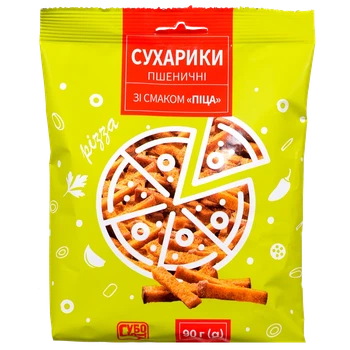Сухарики Субота пшеничні зі смаком піци 90 г