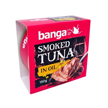 Консерви Тунець BANGA копчений в олії И356 150г