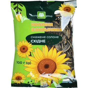 Насіння соняшнику "7" смажене солоне Східне 100 г