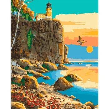 Картина за номерами Маяк Спліт-Рок 40x50 см Art Craft 10570-AC
