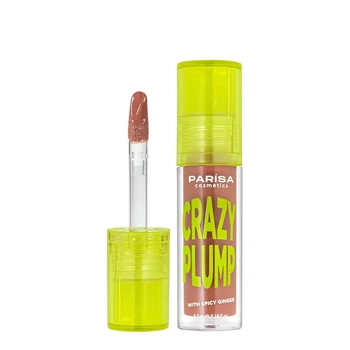 Блиск-плампер для об'єму губ Parisa CPP-2406 Crazy Plump №104 Бежевий, 5,5 мл