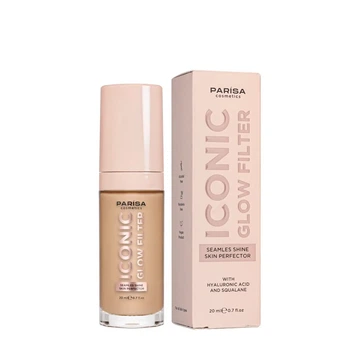 Тональна основа-флюїд з ефектом сяйва Parisa GFP2406 Iconic Glow Filter Foundation №606 Золотиста Середина, 20
