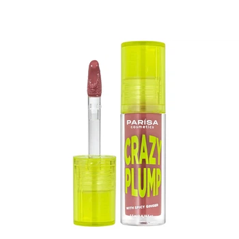 Блиск-плампер для об'єму губ Parisa CPP-2406 Crazy Plump №105 Рожево-коричневий нюд, 5,5 мл
