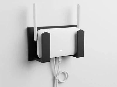 Настенное крепление для Wi-Fi роутера / Держатель маршрутизатора на стену (3D-печать)