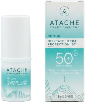 Sztyft przeciwsłoneczny do twarzy Atache Be Sun Delicate Ultra Protection Spf 50+ 13 g (8430795000718)