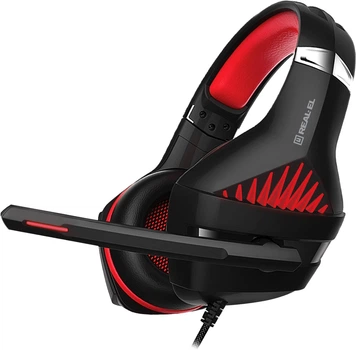 Навушники Real-El GDX-7600 Black-Red (EL124100028)