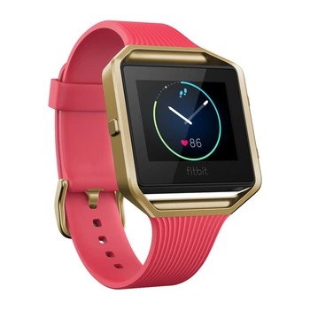 Фитнес-часы Fitbit Blaze с мониторингом пульса, розово-золотистые