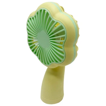 Вентилятор ручной портативный 2 в 1 MK 5612(Yellow) 2 режима
