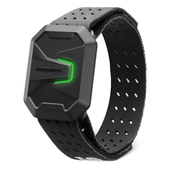 Оптический пульсометр ROCKBROS для руки, Bluetooth/ANT+, IP67, черный