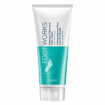 Крем від натоптишів Avon Foot Works 75 мл з альфа-гідроксикислотою Intensive Callus and Corn Cream