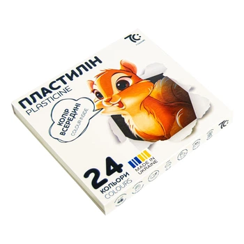 Пластилин 7C: Plasticine 24 цвета, 7C32401