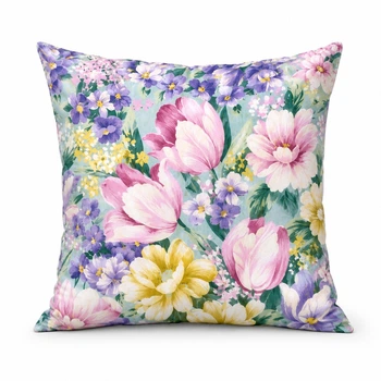 Подушка PERYNKA пухо-перова 70x70 з кантом FLOWER