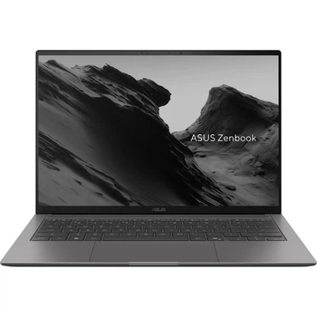 Ноутбук ASUS Zenbook S 14 (UX5406AA-SW302X), Intel Core Ultra 9 386H, 14", OLED, 120 Гц, RAM 32 ГБ LPDDR5X, SSD 1 ТБ, Intel Graphics, Windows 11 Pro, Сірий