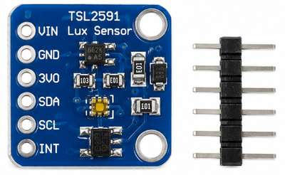 Датчик освещенности TSL2591 3.3V 5V, цифровой сенсор уровня освещения для Arduino
