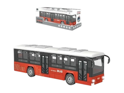 Автобус металопластиковий (червоний), CLM 0771 B