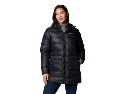 Жіночий пуховик Columbia Harmony Falls Mid Down Jacket Чорний (Розмір M)