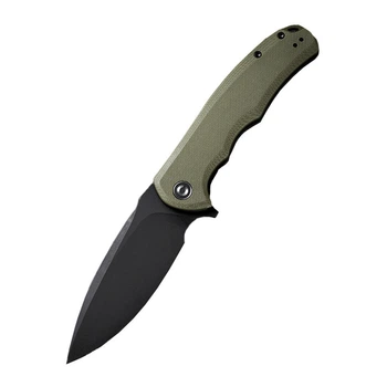 Нож складной туристический Civivi C803F Praxis, (9.5 см) 9Cr18MoV / G10 зеленый