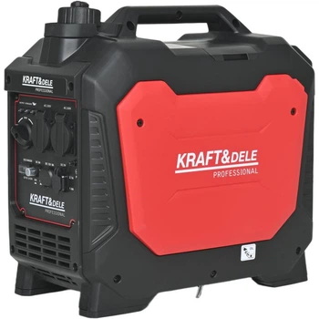 Генератор инверторный Kraft&Dele KD3162 2,3 кВт, 2,5 кВт макс., 230 В, 12 В, USB, ECO