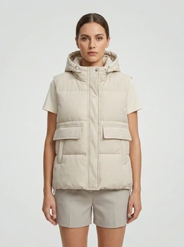 Жилетка жіноча XL Молочний M@C (724389-XL)