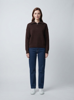 Свитер женский OneSize Коричневый M@C (725572-OneSize)