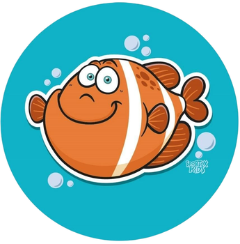 М'яч Artyk Sportox Kids 133688 ПВХ Рибка 230 мм (5901811133688)