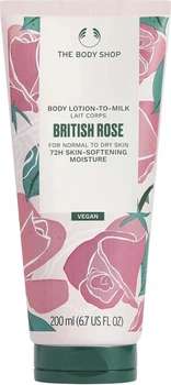 Lotion nawilżający do ciała The Body Shop Róża Brytyjska 200 ml (5028197345426)