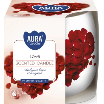 Свеча ароматичная Aura (Bispol) Любовь (27289)