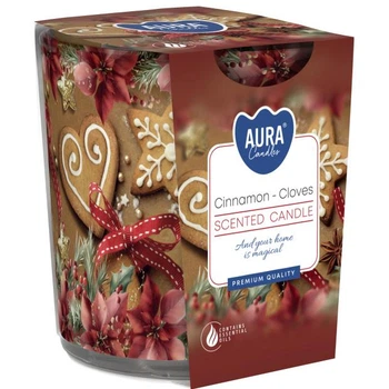 Свчічка ароматична Aura (Bispol) Кориця-гвоздика (27281)