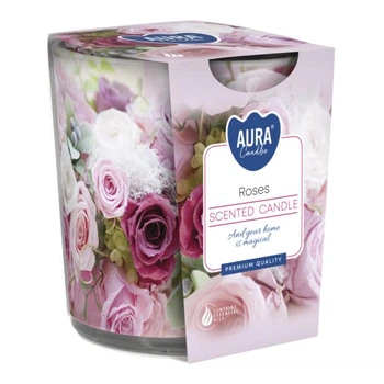 Свчічка ароматична Aura (Bispol) Троянди (27278)