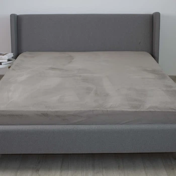 ПростыньТЕП "VELOUR" с резинкой Песочный, 160x200