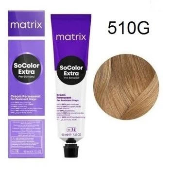 Крем-краска для седых волос Matrix Socolor Beauty №510G Очень светлый блондин золотистый 90 мл