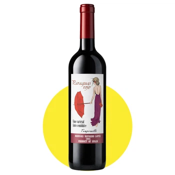 Вино Парагуас Роджо Темпранильо/Paraguas Rojo Tempranillo красное полусладкое, 0,75 л, 11,5%