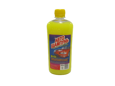 Автошампунь BioLine с воском концентрат 1:50 500мл для ручной мойки (47936)