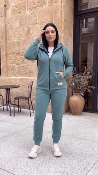 Спортивный костюм теплый DEMMA 1125 58-60 Бирюзовый