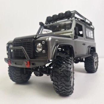 Радиоуправляемая машинка Land Rover Defender серый на пульте управления, внедорожник на радиоуправлении