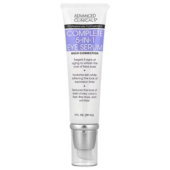 Многофункциональная корректирующая сыворотка для глаз Advanced Clinicals Complete 5-in-1 Eye Serum