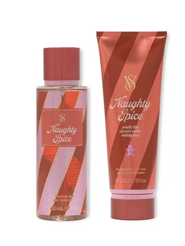 Набор для тела Naughty Spice Victoria’s Secret мист и лосьон 1159852915 (Коричневый 236 ml/250 ml)