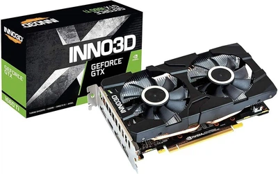 Відеокарта Inno3D GeForce GTX 1660 SUPER Twin X2 6GB GDDR5 (M166SK-06D6), Б/в