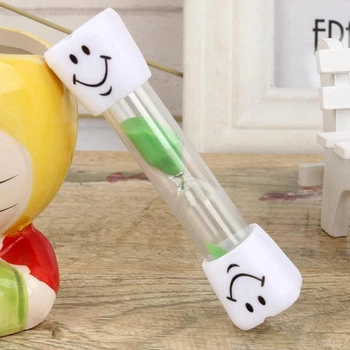 Пісочний годинник 3 хвилини Зубик з посмішкою Tooth Hourglass Timer Green