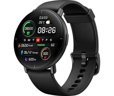 Смарт-часы Mibro Watch Lite black AMOLED 1.28", Bluetooth, IP68, алюминиевый корпус, пульс, SpO2, шагомер, мониторинг сна
