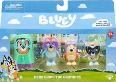 Набір фігурок Moose Bluey Here Come The Grannies 4 шт. BLU18917 (630996189177)