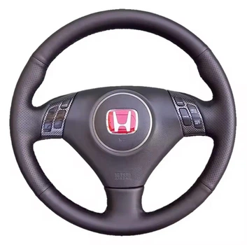 Чехол-Оплетка на руль из натуральной кожи для Honda Accord 7