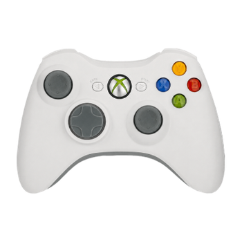Геймпад Microsoft Xbox 360 White Беспроводной Б/У