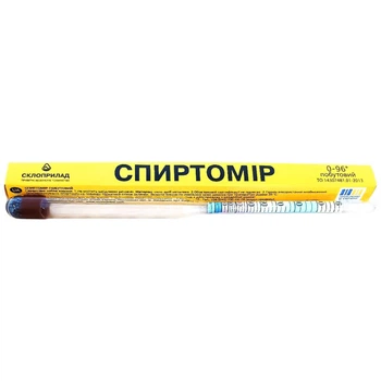 Спиртомер бытовой Стеклоприбор 14,5 см - 626843