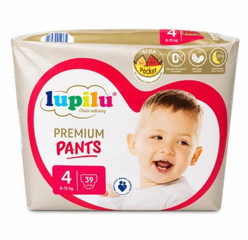 Підгузки-трусики Lupilu Premium Pants Розмір 4 (8-15 кг) 39 шт