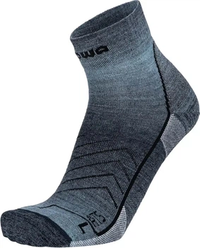 Шкарпетки Lowa ATS, Black/Blue, 43-44. Мериносова шерсть|Поліакрил|Поліамід|Поліпропілен|Еластан