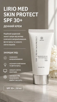 Денний крем Lirio Med Skin Protect SPF 30+, 50 мл