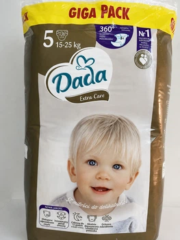 Підгузки памперси Dada Extra Care Розмір 5 Giga Pack (15-25 кг) 136 шт