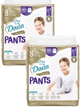 Підгузки-трусики Dada Pants Розмір 8 (19+ кг) 58 шт набір 2 упаковки по 29 шт